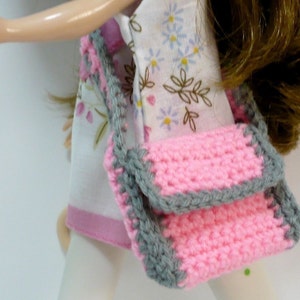 Doll Bag Crochet Pattern Bags for Blythe Crochet Pattern PDF Instant Download Two Bags for Blythe or other Similar Sized Dolls image 3