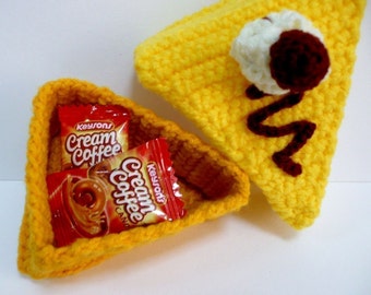 Organiser Crochet Pattern Holder Crochet Pattern PDF Instant Download Functional Mango Cake Holder