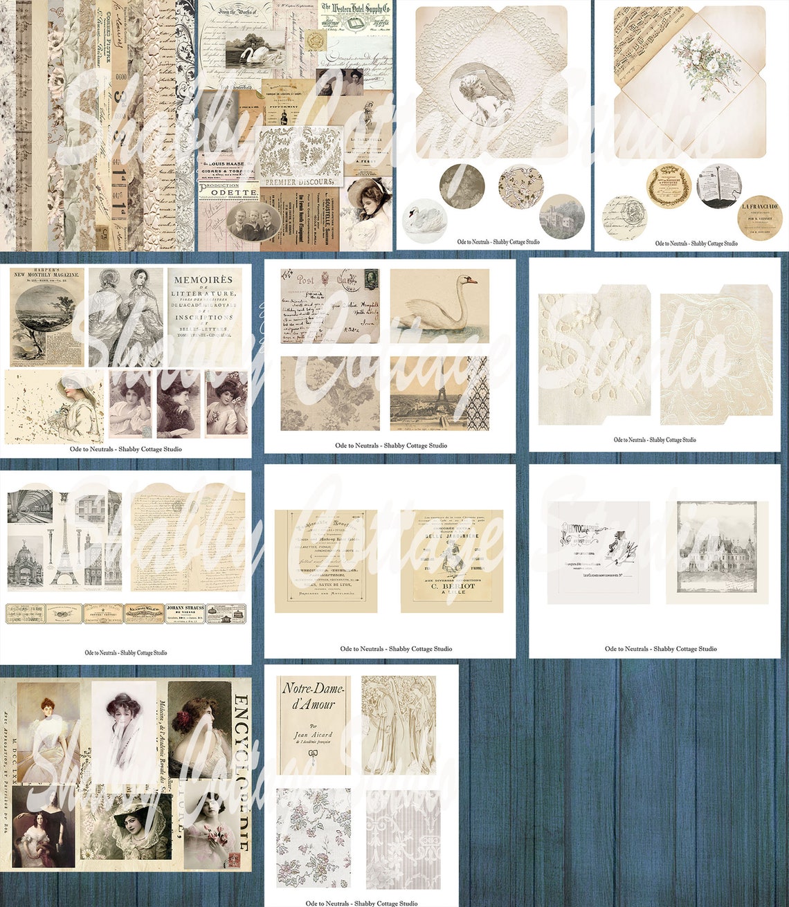 Tall Slim Junk Journal - Printable Tall and Skinny Journal Kit ...