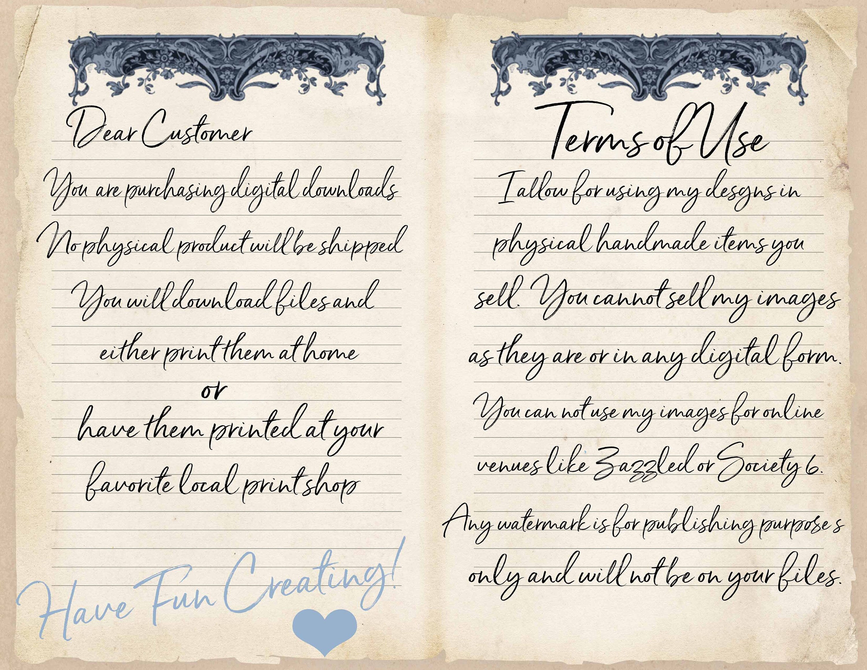 5x7 Inch Printable Papers Pack Instant Download Art Prints - Etsy