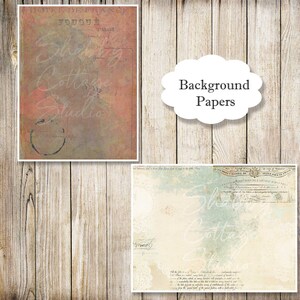 Romantic Grunge Junk Journal Pages - Instant Digital Download ...