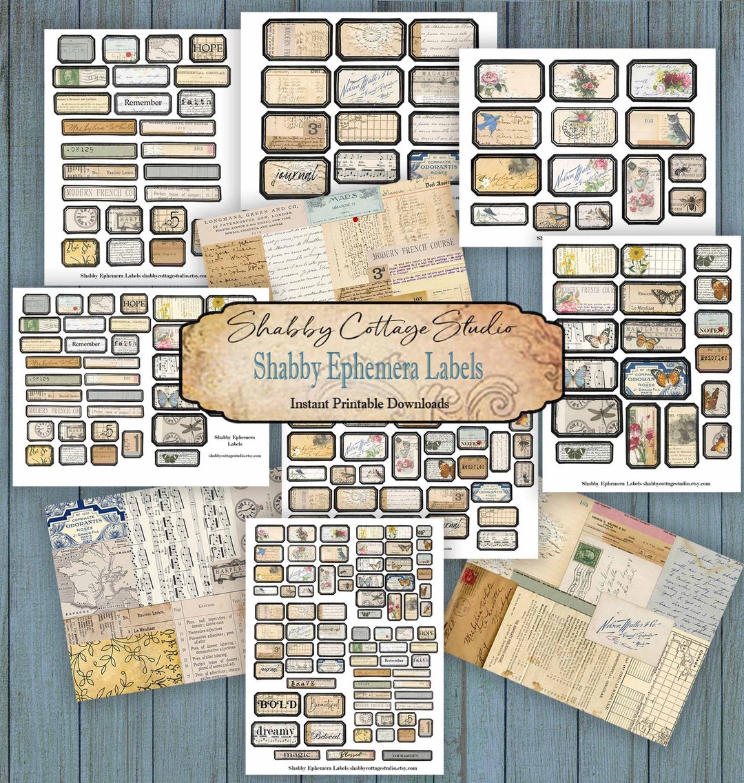 Digital Ephemera Labels and Ephemera Masterboards - Digital Labels ...