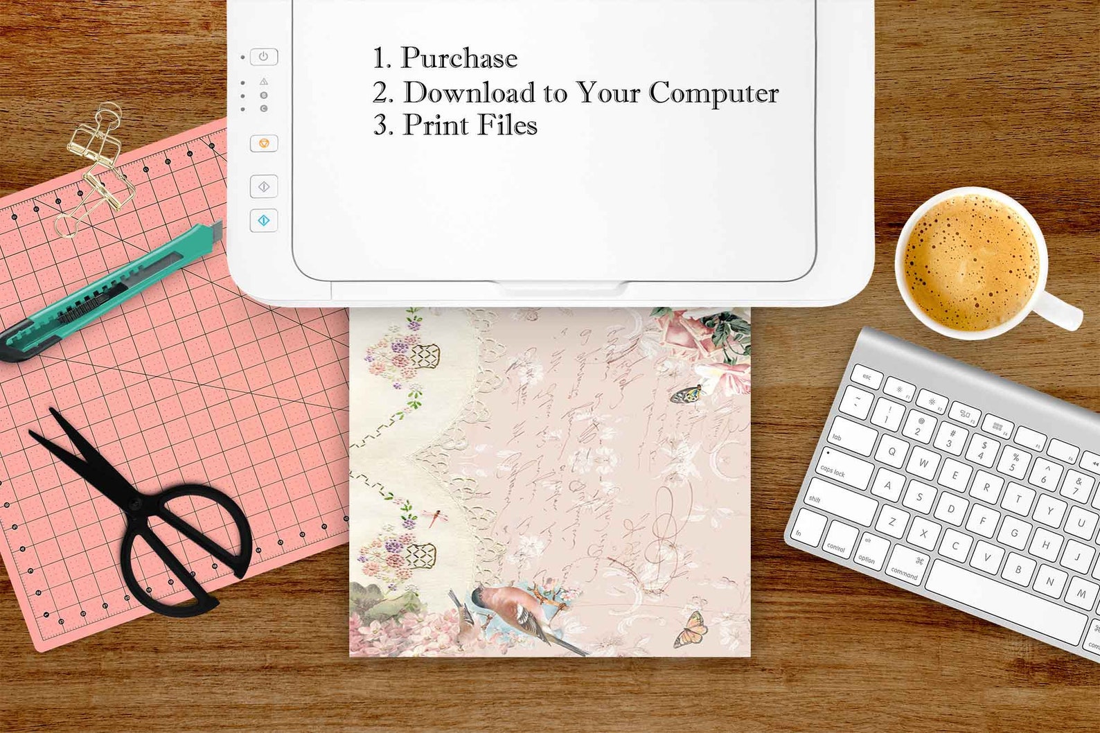 Cottage Lane Junk Journal Kit - Printable Cottagecore Journal - Digital ...