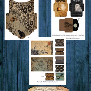 Pode incluir: Kit de di&aacute;rio de sucata imprim&iacute;vel com um tema de Halloween assustador. O kit inclui uma variedade de pap&eacute;is, etiquetas e enfeites com imagens de corujas, morcegos, aranhas e outras criaturas assustadoras. O kit tamb&eacute;m inclui instru&ccedil;&otilde;es sobre como montar o di&aacute;rio.