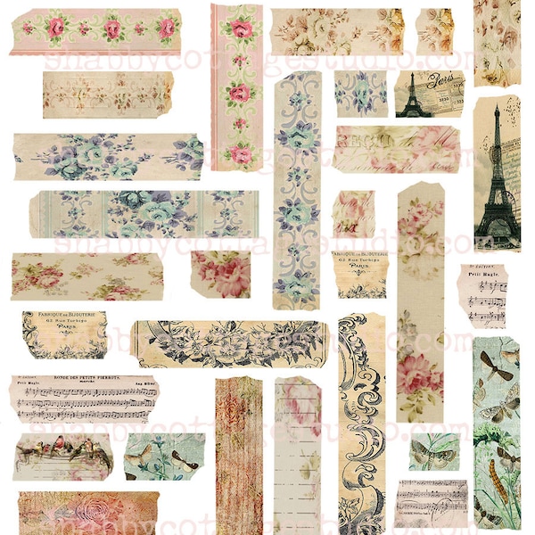 Washi Tape Flowers - Etsy