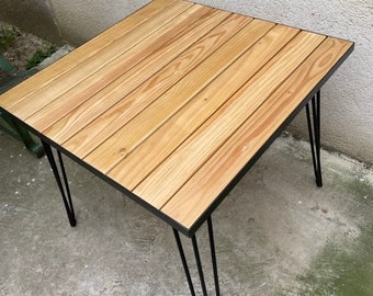 Table bois ferraille