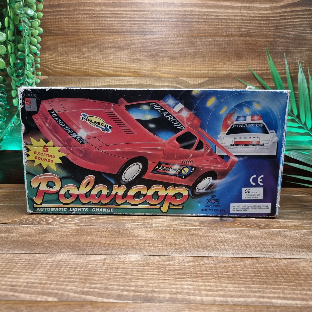 Polarcop Retro Toy Police Car, 1980s Made by Chain Fong - Etsy