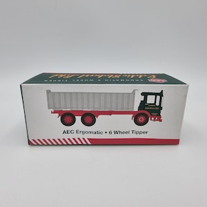 Vintage Eddie Stobbart AEC ergomatic 6 Wheel Tipper, Atlas, Replica, 4 649 104, 1 76 Boxed, Vintage Collectible Toys, Diecast, Antique Gifts