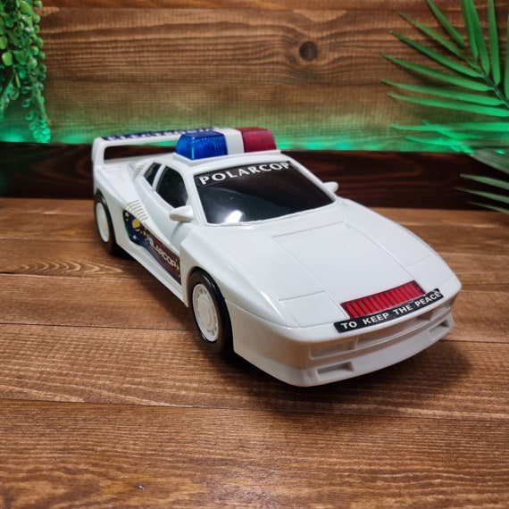 Polarcop Retro Toy Police Car, 1980s Made by Chain Fong - Etsy