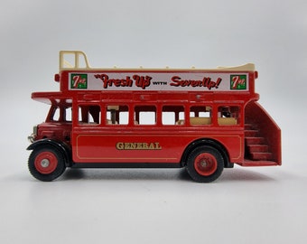 Lledo 1932 AEC Regent 7up Open Top Bus, Replica Toy Cars, Collectors Gift