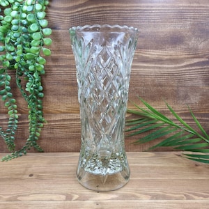 Antique Cut Glass Vase Early 1900s, Glass Collectors