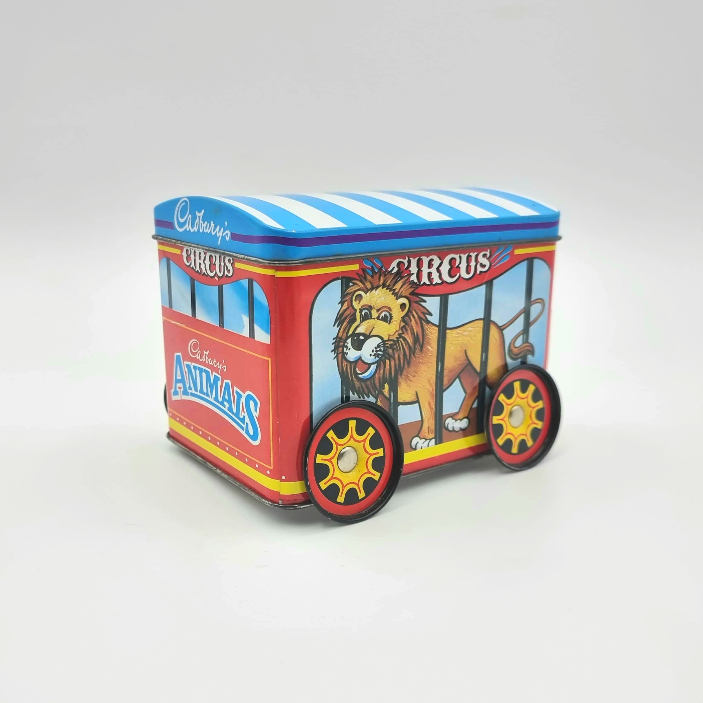 Vintage Metal Tin, Cadburys Circus Train With Lid, 1970s Collectors Gift