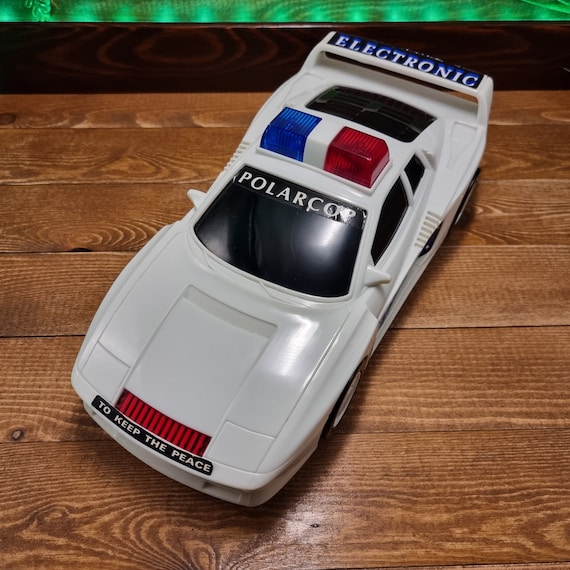 Polarcop Retro Toy Police Car, 1980s Made by Chain Fong - Etsy