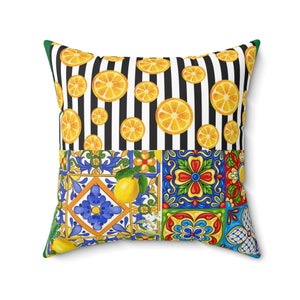 YASTIK Spun Polyester Square Pillow