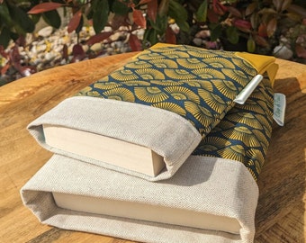 Pochette pour livre de poche ou broché, personnalisable en tissu, pour des cadeaux uniques et originaux