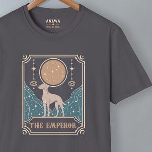 Uniseks T-shirt Weimaraner Tarotkaartstijl voor baasje