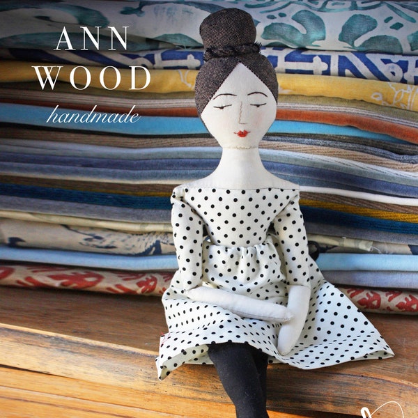 elegant rag doll : a sewing pattern