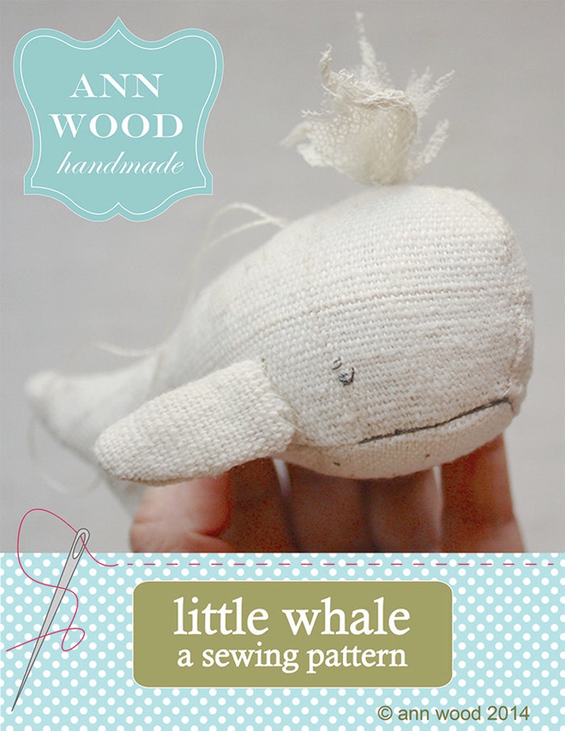 whale ornament : sewing pattern image 3