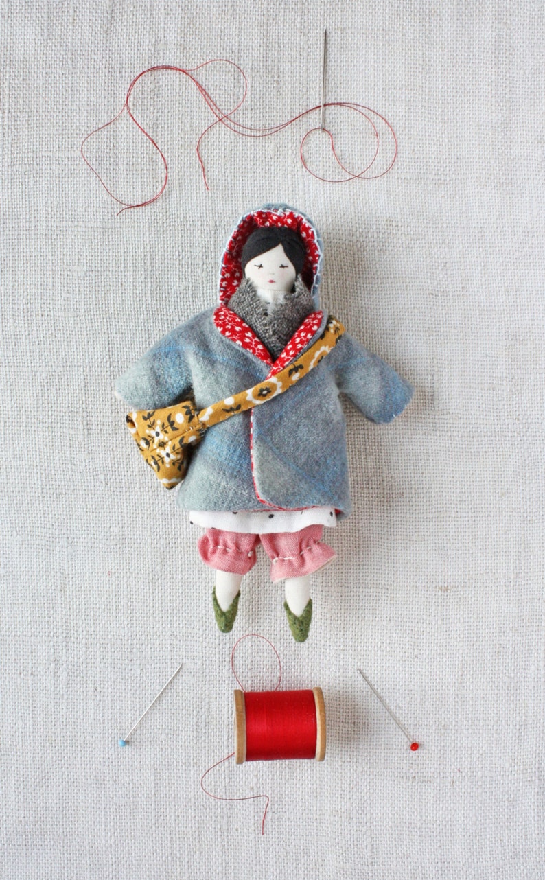 tiny doll coat : a sewing pattern image 2