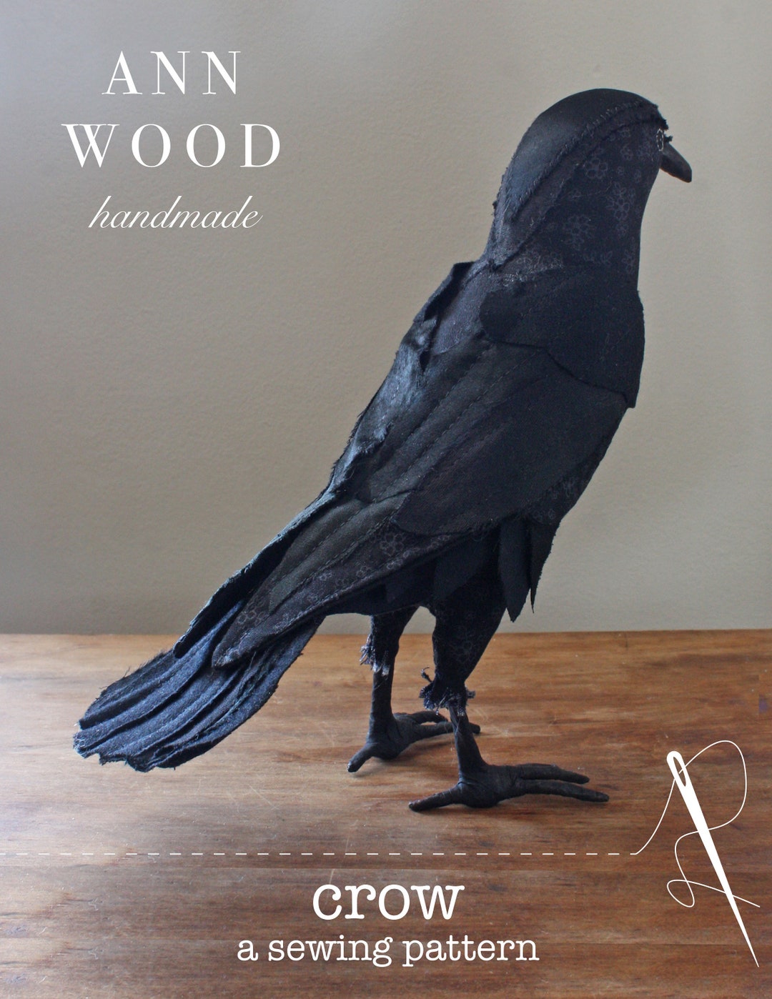 A Sewing Pattern (PDF) : Crow - Etsy