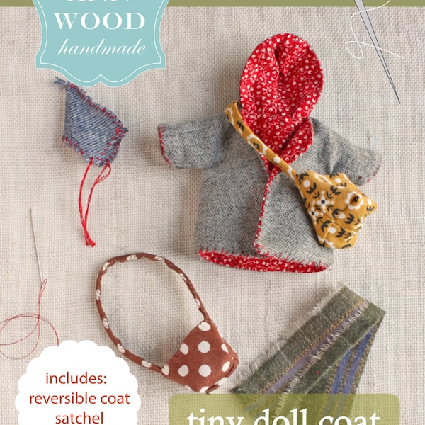 tiny doll  coat : a sewing pattern