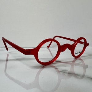 Anglo American Groucho Red Optical Small Round Preppy Glasses Frames / Eyeglasses - OP2