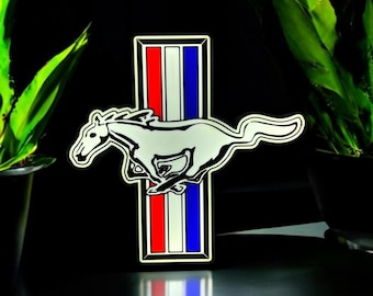 Mustang LED light box sign