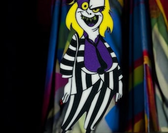 Cartoon Beetlejuice Figurine – Unique Halloween Tabletop Decor