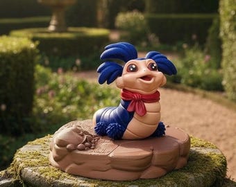 William the Worm Figure  – Approx. 4 Inches Tall