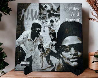 N.W.A 100 miles and running 3D Portrait With Stand
