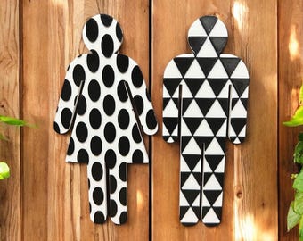 Bathroom Female/Male Sign Figures