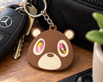 Kanye West Graduation Bear Keychain – Dropout Bear Key Ring