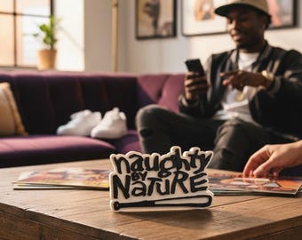 Naughty By Nature Tabletop Decor – Hip-Hop Inspired Display Piece