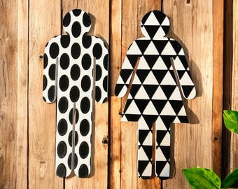 Bathroom Female/Male Sign Figures