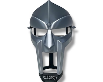 MF DOOM マスク　金属と革製 MF Doom Cosplay Mask - Steel & Leather – 3D Printing by