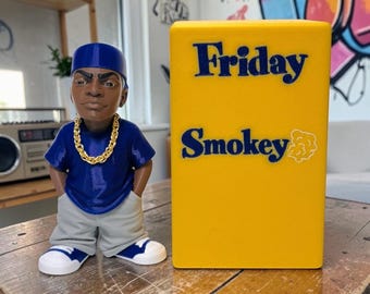 Smokey Friday Collectible Figure 4” – Movie Inspired Display Figurine with Case