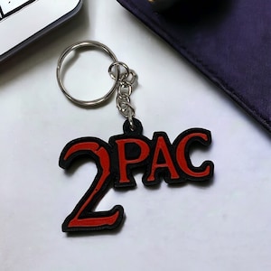 Llavero 2pac Tributo legendario al hip-hop