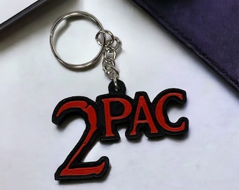 2pac Keychain Legendary Hip-Hop Tribute