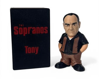 Tony Soprano Collectible Figure with Display Case – 4 Inch Figure