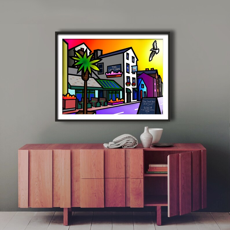 The Last Inn, Barmouth colourful fine art Wales print by Amanda Hone image 3