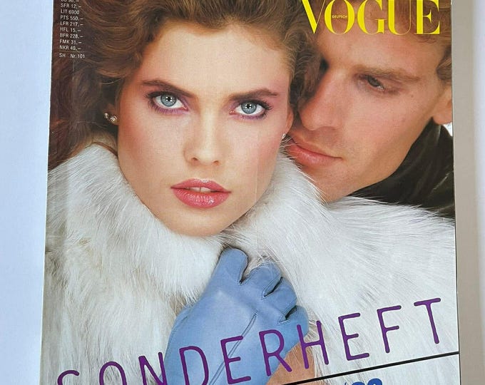 Vintage Vogue 1981/82 Pelz + Leder – Fall/Winter in the spirit of 80s Luxury 1980s