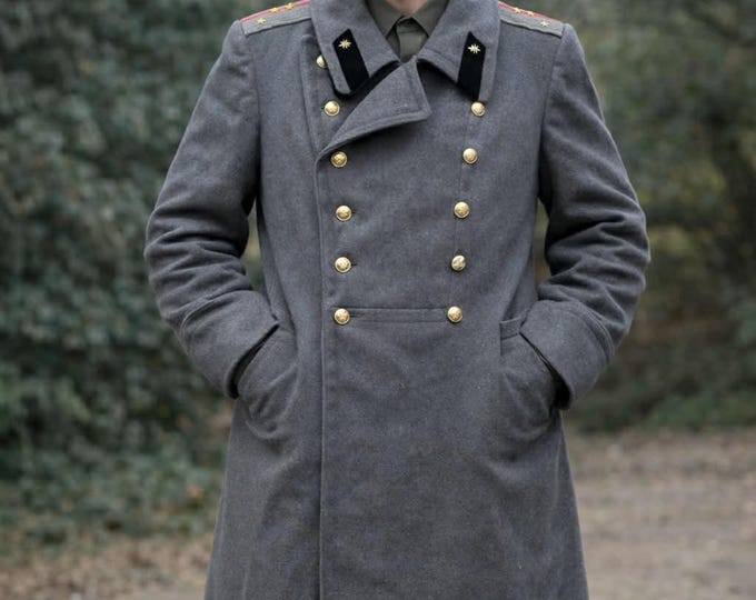 Soviet Military Overcoat (Shinel) Vintage – 1970s/80s size M Medium