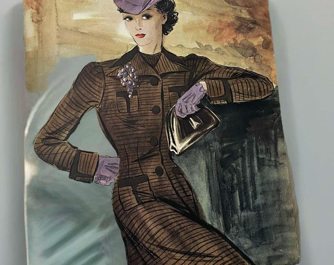 Unique edition of the German magazine “Mode und Heim” from 1937 1937s old Art Deco