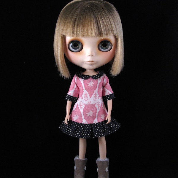 Deluxe faun ruffle dress for Blythe