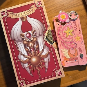 Cardcaptor Sakura - Conjunto de cartas Clow + livro - Melhor presente de aniversário