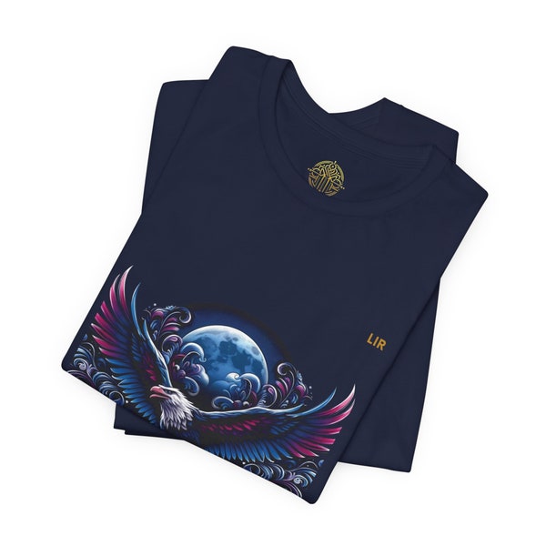 Unisex T-Shirt "Brave Eagle at Dusk" in classic cut - modern & comfortable, ideal for every occasion - LIR