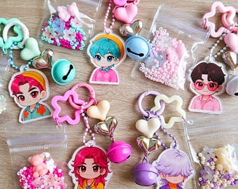 SAJA BOYS Keychain Charm, Kpop Demon Keychain, Jinu, Abby, Mystery, Romance, Baby, Kpop Hunters Saja Boys Merchandise Accessories