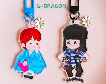 G-Dragon Keyring, GDragon Style Accessory, G Dragon Concert Merchandise, K-Pop Merchandise, Korean Idol Keyring, K-pop Idol Accessory