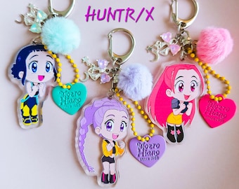 HUNTRIXキーチェーン3個セット、ルミ、ミラ、ゾーイ、Kポップ