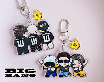SET OF 4 Button Pins Bigbang G-DRAGON T.O.P Taeyang Daesung Still